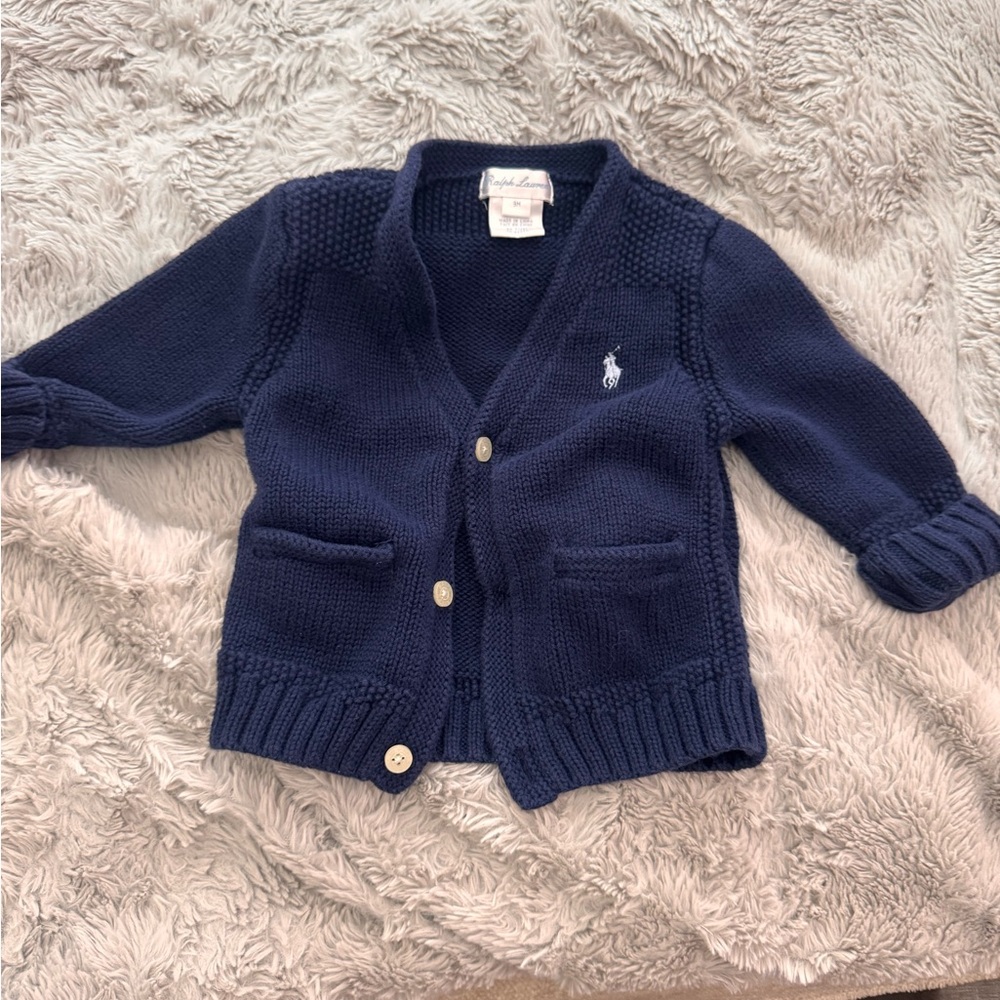 Ralph Lauren Dark Blue Kids Sweater